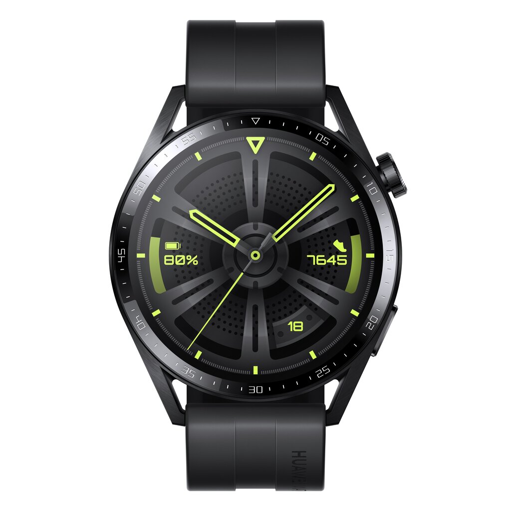 Huawei Watch GT 3 Active 46mm Black Stainless Steel 55028445 цена и информация | Nutikellad (smartwatch) | kaup24.ee