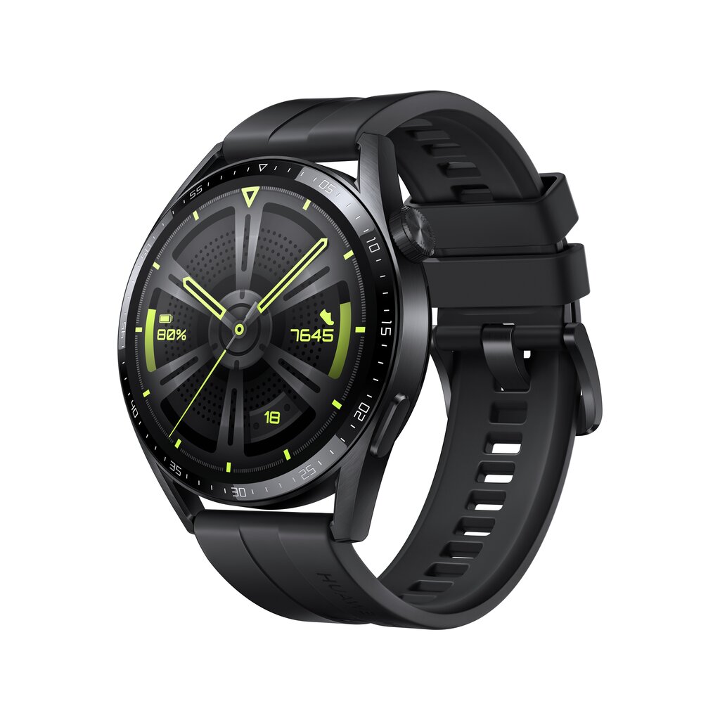 Huawei Watch GT 3 Active 46mm Black Stainless Steel 55028445 цена и информация | Nutikellad (smartwatch) | kaup24.ee