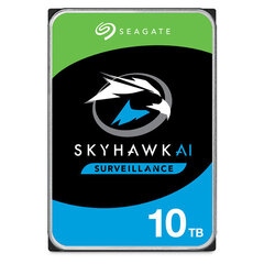 Жесткий диск Seagate Skyhawk AI 3,5 дюйма 10 ТБ SATA 6 ГБ / с цена и информация | Внутренние жёсткие диски (HDD, SSD, Hybrid) | kaup24.ee