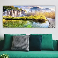 Reproduktsioon lõuendil Kosed, 50x120 cm цена и информация | Картины, живопись | kaup24.ee