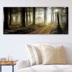 Репродукция на холсте Лес, 50x120 см цена и информация | Настенные деревянные декорации | kaup24.ee