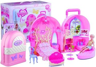 Барби дом – в чемодане с аксессуарами розовый цена и информация | Игрушки для девочек | kaup24.ee