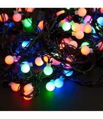 200 LED jõulu valguskett pallid, pikkus 17m., mitmevärviline цена и информация | Гирлянды | kaup24.ee