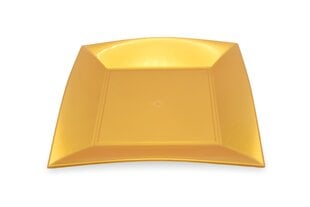 Taldrikud MoodFood, kuldsed, 29x29 cm, 12 tk цена и информация | Посуда, тарелки, обеденные сервизы | kaup24.ee