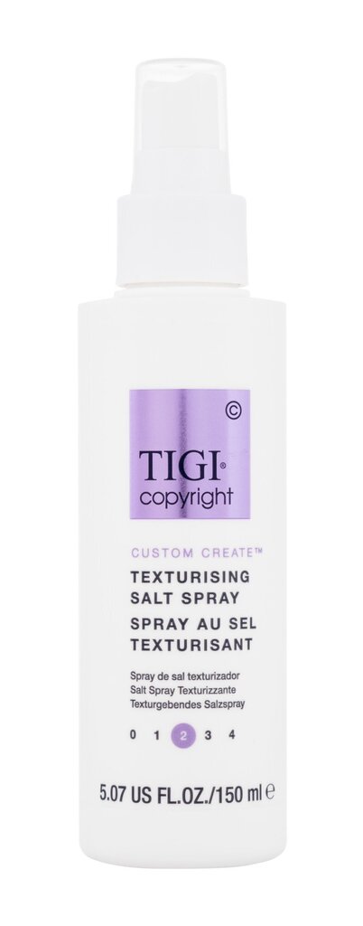 Tekstuuri lisav soolasprei TIGI COPYRIGHT texturising salt spray 150ml hind ja info | Viimistlusvahendid juustele | kaup24.ee