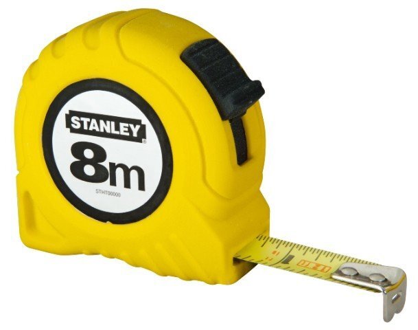 Mõõdulint 8m / 25mm Stanley 0-30-457 hind ja info | Käsitööriistad | kaup24.ee