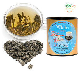 Подарочный набор - эксклюзивный китайский белый чай «жемчужина дракона» (white tea dragon pearl) & кружка из двойного стекла цена и информация | Чай | kaup24.ee