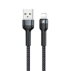 Кабель Remax USB - Lightning для зарядки и передачи данных 2,4 А 1 м черный (RC-124i черный) цена и информация | Borofone 43757-uniw | kaup24.ee