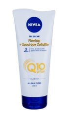 Tselluliidivastane geel - kreem Nivea Q10, 200 ml hind ja info | Tselluliidivastane hooldus | kaup24.ee