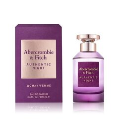 Naiste parfüüm Abercrombie & Fitch Authentic Women Night EDP, 30 ml hind ja info | Naiste parfüümid | kaup24.ee