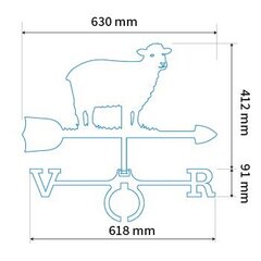 Tuulelipp Lammas hind ja info | Dekoratsioonid | kaup24.ee