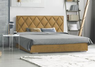 Кровать Caro, 160x200 см, желтая цена и информация | Кровати | kaup24.ee