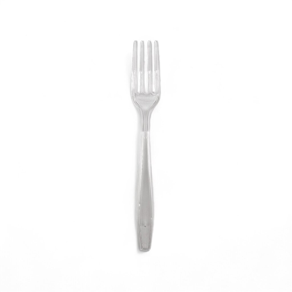 MoodFood kahvel 19 cm, läbipaistev, 6 tk hind ja info | Söögiriistad | kaup24.ee
