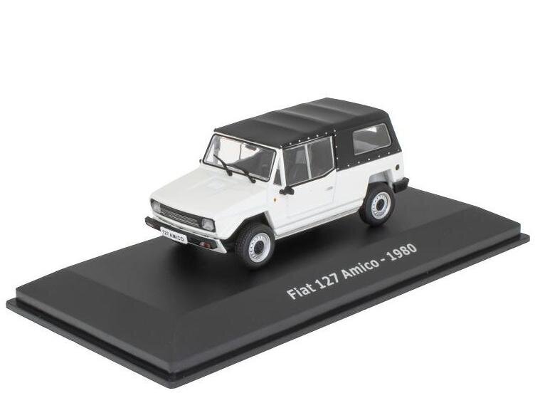 Fiat 127 Amico – 1980 White HACHETTE Classic Cars 1:43 ADD126 цена и информация | Mudelautode kollektsioneerimine | kaup24.ee