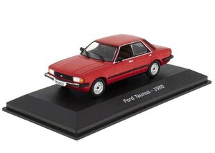 Ford Taunus – 1980 Red HACHETTE Classic Cars 1:43 ADD104 hind ja info | Mudelautode kollektsioneerimine | kaup24.ee