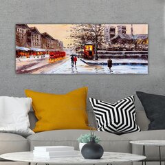 Reproduktsioon lõuendil Talv, 30x80 cm hind ja info | Seinapildid | kaup24.ee