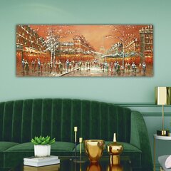 Reproduktsioon lõuendil Pariis, 30x80 cm цена и информация | Картины, живопись | kaup24.ee