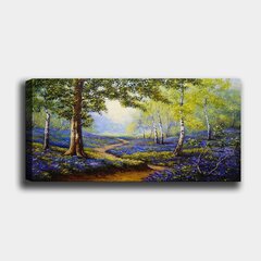 Reproduktsioon lõuendil Mets, 30x80 cm цена и информация | Картины, живопись | kaup24.ee