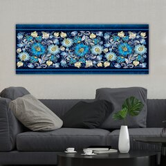 Репродукция на холсте Цветы, 30x80 см цена и информация | Картины, живопись | kaup24.ee