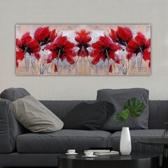 Reproduktsioon lõuendil Lilled, 30x80 cm hind ja info | Seinapildid | kaup24.ee