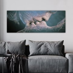 Reproduktsioon lõuendil Suudlus, 30x80 cm цена и информация | Картины, живопись | kaup24.ee