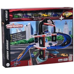 Linnagaraaž 5 autoga Majorette Urban цена и информация | Игрушки для мальчиков | kaup24.ee