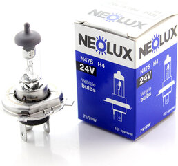 Лампочка Neolux H4, 75/70W цена и информация | Автомобильная ксеноновая лампа D2R 6000К (Китай) | kaup24.ee