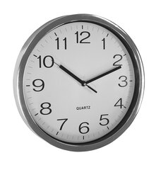 Часы настенные, 31 см, серебро / хром цена и информация | Часы | kaup24.ee