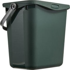 Контейнер для мусора Multiboxx Bio, 6л, зеленый цена и информация | Мусорные баки | kaup24.ee