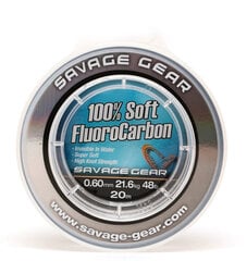 Tamiil Savage Gear Soft Fluoro Carbon, 0.17 mm, 50 m цена и информация | Филаменты | kaup24.ee