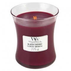 WoodWick ароматическая свеча Black Cherry, 275 г цена и информация | Подсвечники, свечи | kaup24.ee