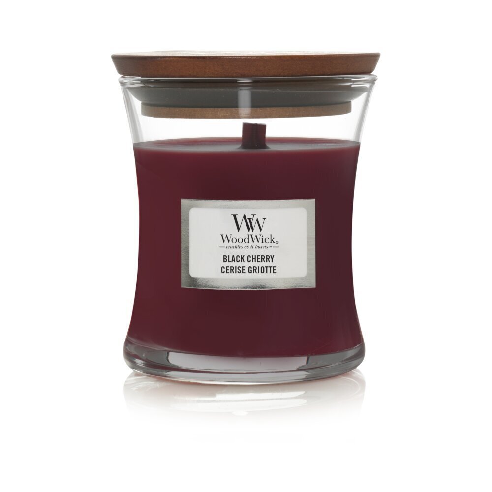 WoodWick lõhnaküünal Black Cherry, 275 g hind ja info | Küünlad, küünlajalad | kaup24.ee