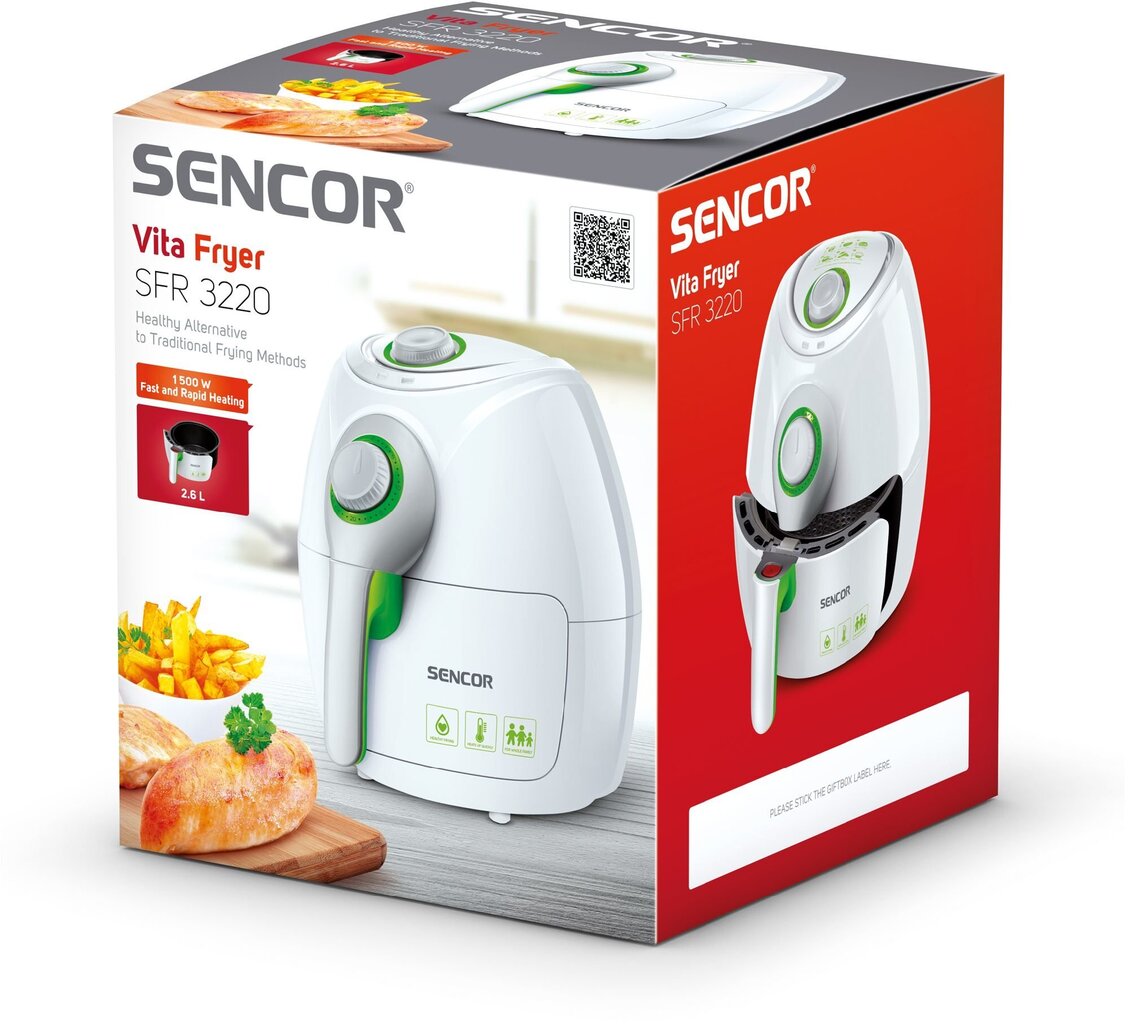 Sencor SFR 3220WH hind ja info | Fritüürid, kuumaõhufritüürid | kaup24.ee