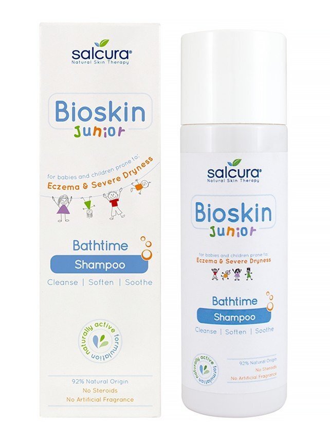 Lastešampoon kuivale nahale Salcura Bioskin Junior 200 ml hind ja info | Laste ja ema kosmeetika | kaup24.ee