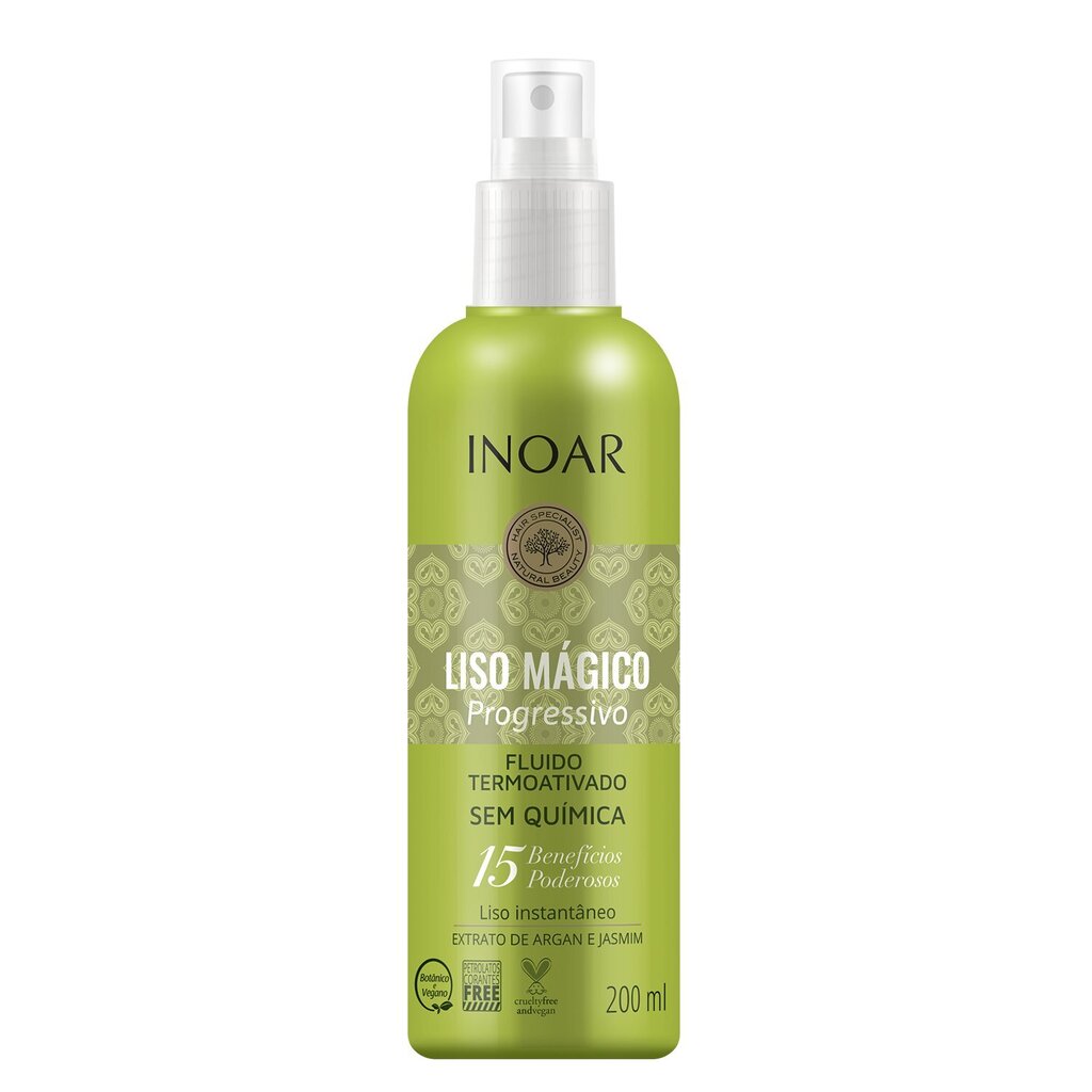 Juuksesprei INOAR INOAR Liso Magico Progressivo 200 ml hind ja info | Maskid, õlid, seerumid | kaup24.ee