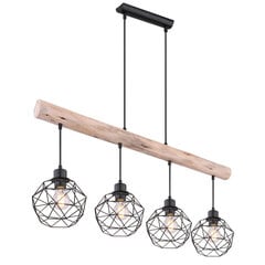 Потолочный светильник Globo Lighting Theodor G15416-4 цена и информация | Потолочный светильник, 38 x 38 x 24 см | kaup24.ee