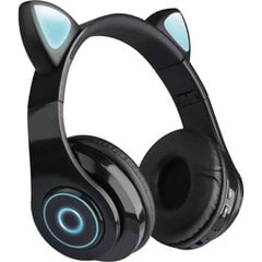 Детские беспроводные стереонаушники CAT EAR (Кошачьи ушки) B39 Black цена и информация | Наушники | kaup24.ee