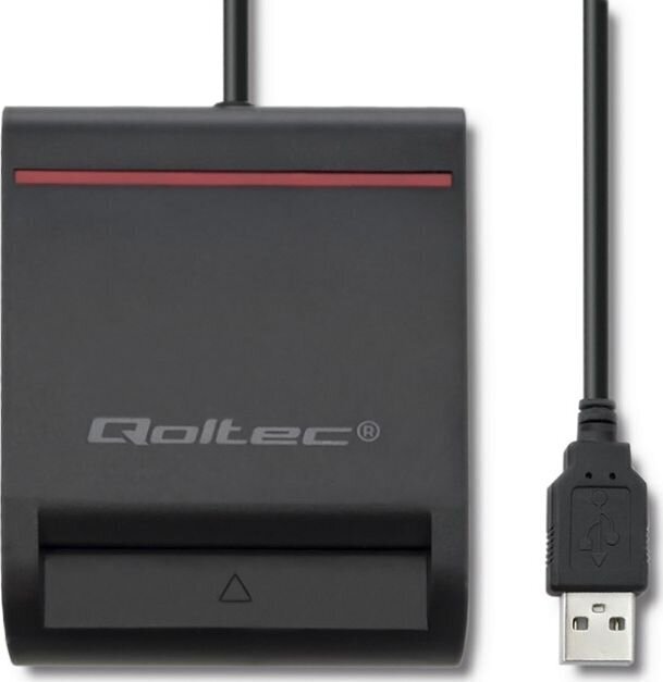 Qoltec 50642 kaardilugeja цена и информация | USB jagajad, adapterid | kaup24.ee