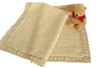 Одеяло для новорожденных Детское одеяло Детское желтое одеяло для мальчиков и девочек Вязаное крючком вязаное детское одеяло Одеяло для кроватки цена и информация | Детские подушки, конверты, спальники | kaup24.ee