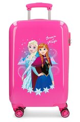 Чемодан Frozen Cabin bag, розовый 55 см цена и информация | Чемоданы, дорожные сумки | kaup24.ee