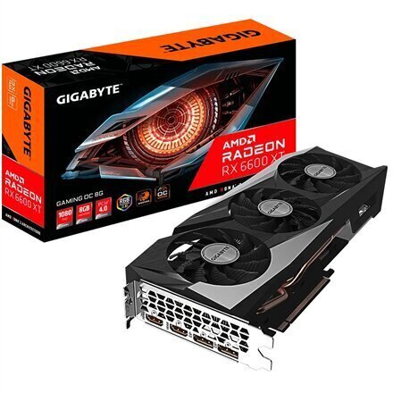 Gigabyte Radeon RX 6600 XT Gaming OC 8G цена и информация | Videokaardid (GPU) | kaup24.ee