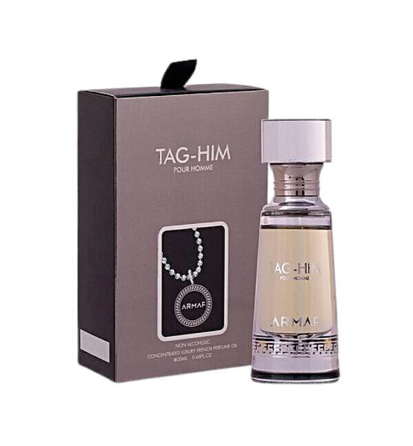 Parfüümõli Armaf Tag Him Perfume Oil meestele, 20 ml hind ja info | Lõhnastatud kosmeetika meestele | kaup24.ee