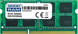 GoodRam W-DL16S08G hind ja info | Operatiivmälu (RAM) | kaup24.ee