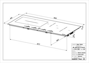 Индукционная варочная панель Faber FCH Slim 94 BK KL цена и информация | Варочные поверхности | kaup24.ee
