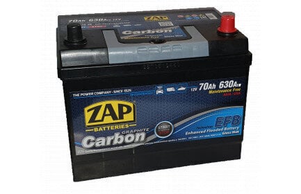 Aku ZAP 70 Ah Jap (- +) Carbon EFB цена и информация | Akud | kaup24.ee