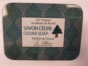 Растительное мыло в коробке Le Blanc, аромат кедра 100г цена и информация | Мыло | kaup24.ee