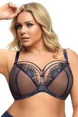 Rinnahoidja on naiselik Gorsenia Lingerie M831275, sinine цена и информация | Бюстгальтеры | kaup24.ee