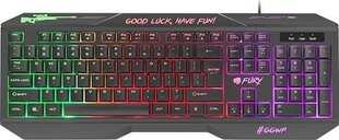 Fury HELLFIRE 2 Gaming keyboard, RGB LED цена и информация | Клавиатура с игровой мышью 3GO COMBODRILEW2 USB ES | kaup24.ee