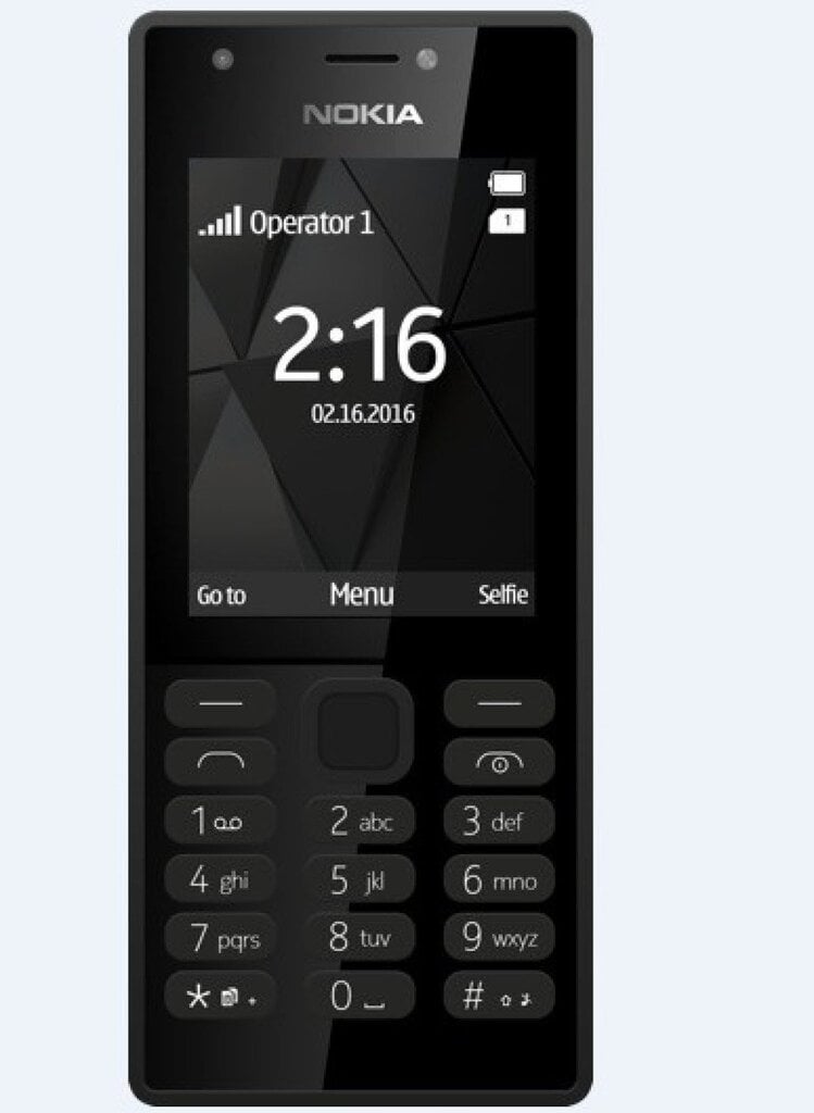 Nokia 216 DS, (LT,LV,EE), Must hind ja info | Telefonid | kaup24.ee