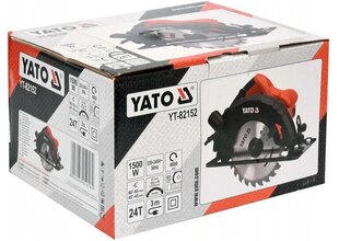 Ручная циркулярная пила Yato 1500W 185mm YT-82152 цена и информация | Пилы, циркулярные станки | kaup24.ee